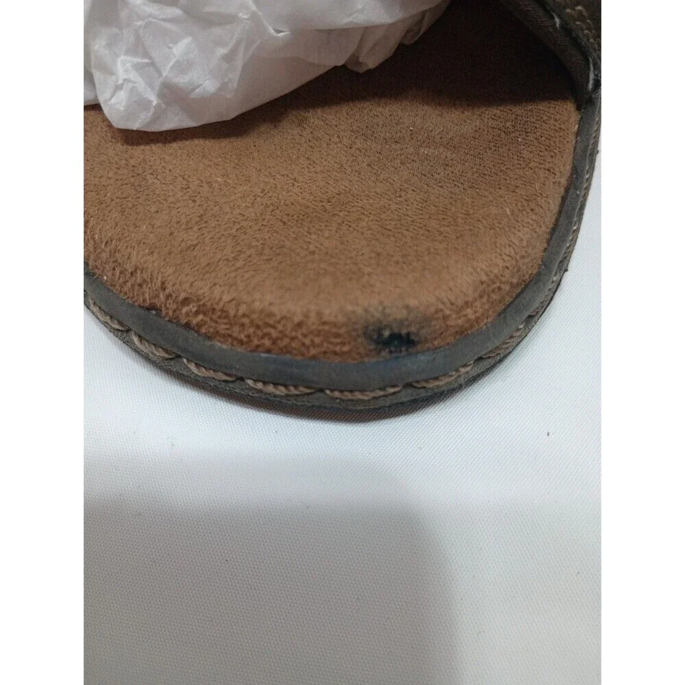 Men’s Nunn Bush Dual Comfort Open Toed Sandals W/ Two Straps Size 12